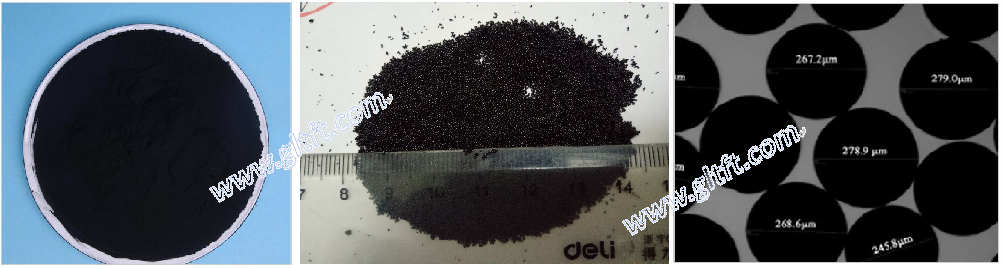 fig3-本項目球形活性炭形貌 fig3-本項目球形活性炭形貌